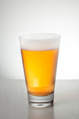 beer on white background