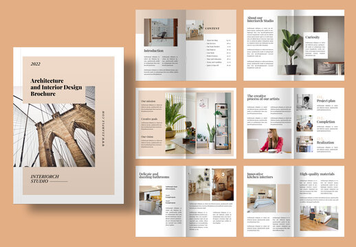 Interior Brochure Layout