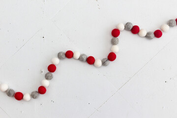 felt ball garland  © Jessica