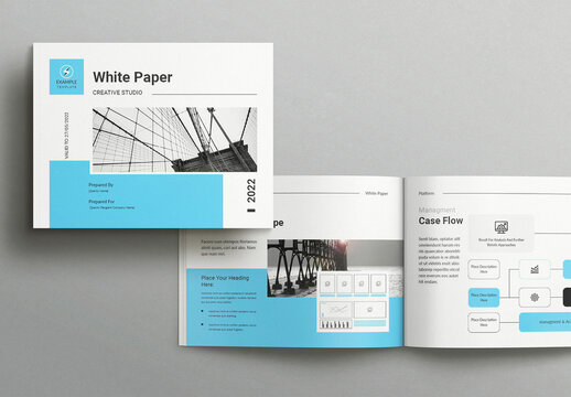 White Paper Layout - Landscape