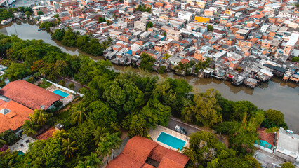 Recife Pernambuco Nordeste RioMar Prédios Casas Pina Cabanga Afogados Rios Enchente Favela...