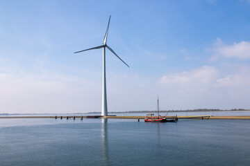 wind turbine in the sea