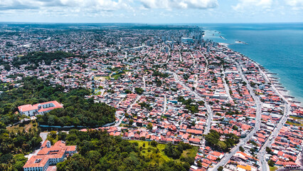 Olinda Pernambuco Recife Litoral Praia Centro Histórico Igrejas Coral Oceano Natureza Sol Verão Arquitetura Cidade Brasil Drone Turismo Viagem Viajar 