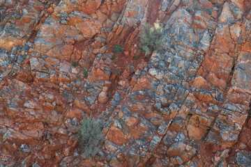 Texture of the rock  wall stone.