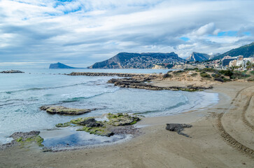 Seascape in Calpe, Spain