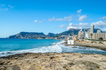 Seascape in Calpe, Spain