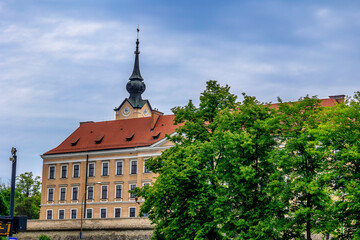 Lubomirski Castle in Rzeszów. Castle in the city center of Rzeszow - Poland