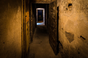 Fototapeta na wymiar world war 2 underground dungeons in the city of Rzeszow - Poland