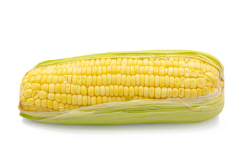 Corn isolated on white background with clipping path