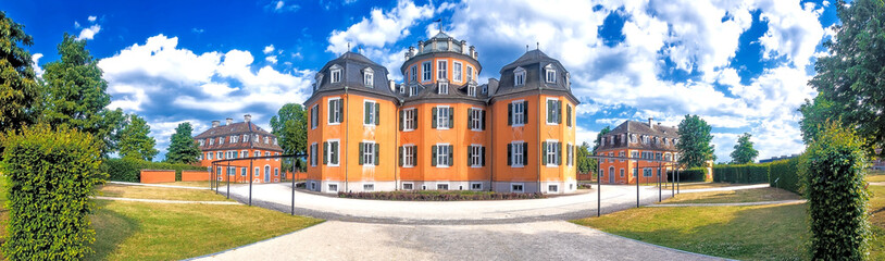 Barockschloss Erimitage Waghäusel in Baden-Württemberg, Deutschland