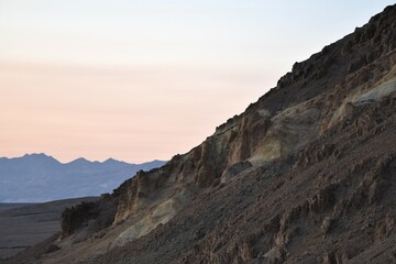 Fototapeta na wymiar Mountainside at Death Valley National Park in California
