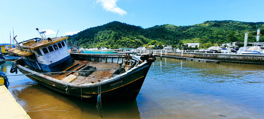 Fototapeta premium boats on the river