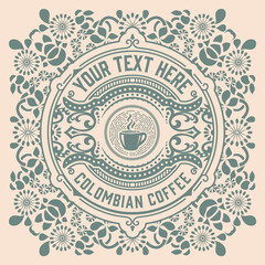 Vector, Coffee Shop label for cafe business