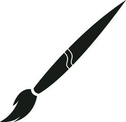 Paint brush vector icon illustration on white background..eps
