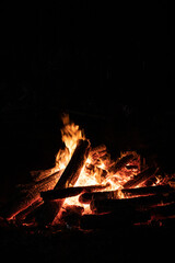 campfire fire bonfire