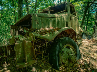 old rusty truck