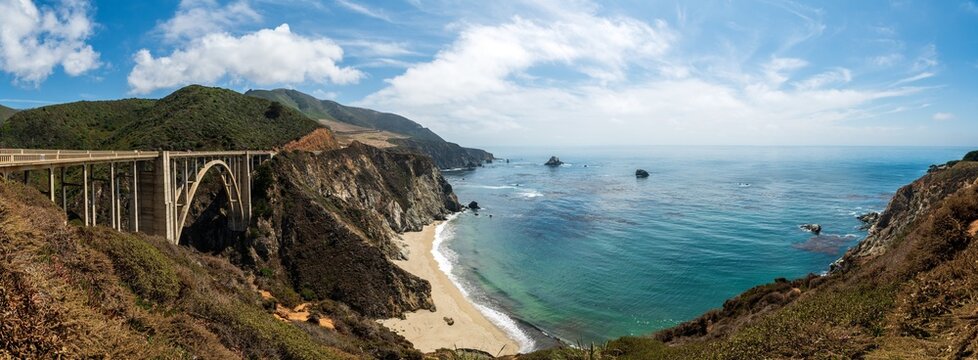 A Panoramic View of Big Sur's Coastline 