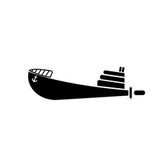 sword ship logo illustration vector good for business toy market or toy factory.