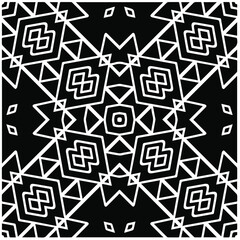 
Abstract background with black and white mandala. Unique geometric vector swatch. Perfect for site backdrop, wrapping paper, wallpaper, textile and surface design.