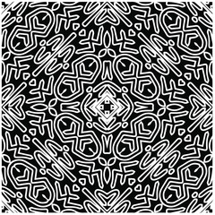
Abstract background with black and white mandala. Unique geometric vector swatch. Perfect for site backdrop, wrapping paper, wallpaper, textile and surface design.