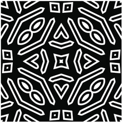 
Abstract background with black and white mandala. Unique geometric vector swatch. Perfect for site backdrop, wrapping paper, wallpaper, textile and surface design.