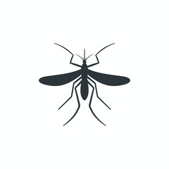 illustration of mosquito, vector art.