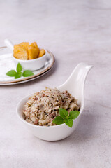 Fish pate with bread