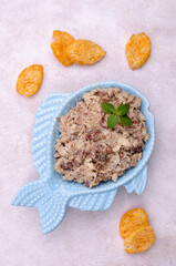 Fish pate with bread