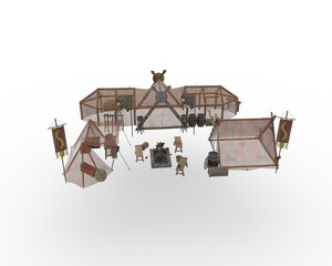 House , Home, wooden Bamboo hut, village, army camp