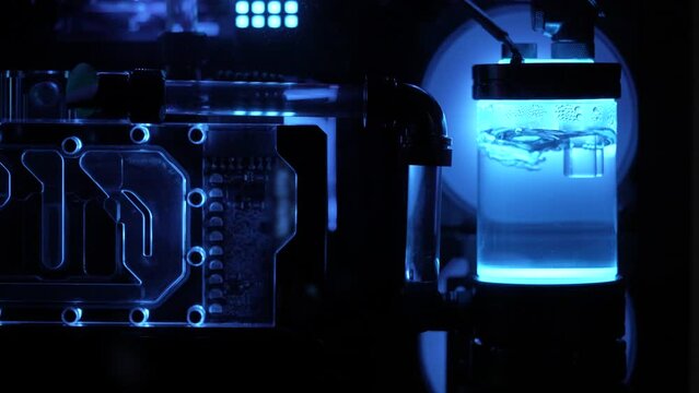 Desktop PC Water Liquid Cooling System CPU and GPU Water Block with LED RGB