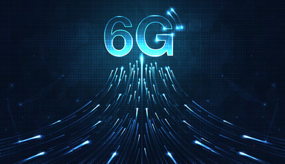 6G technology concept. modern network connection concept background. global connection and internet network concept, new generation networks. vector design