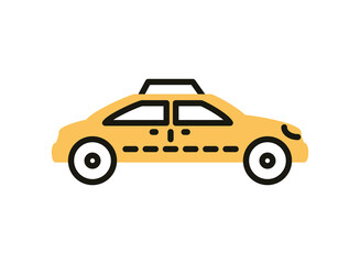 Obraz na płótnie Canvas taxi transport icon