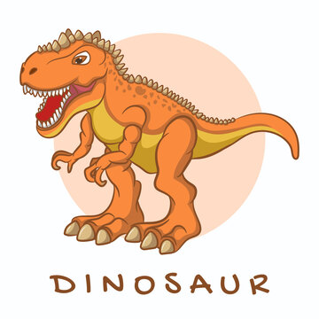 Comic dinosaur design. Vector illustration