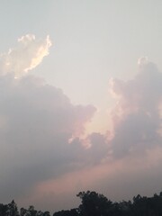clouds in the sky