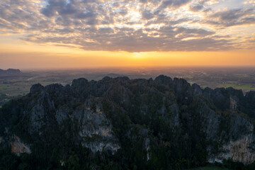 Obraz premium Noen Maprang district, Phitsanulok Unseen Thailand.