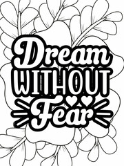 motivational quotes coloring pages design .inspirational words coloring book pages design.