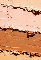 Make up tone foundation texture background