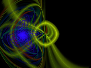 Imaginatory fractal abstract background Image