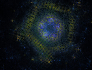 Imaginatory fractal abstract background Image