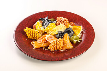 Colour pasta mix for kids