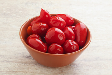 Marinated red tomato - pickled vitamins