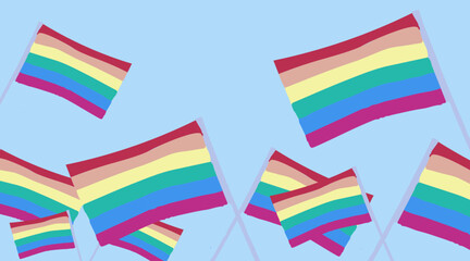 Love is love gay flag 