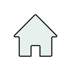 home vector for website symbol icon presentation