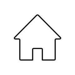 home vector for website symbol icon presentation