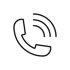 telephone vector for website symbol icon presentation