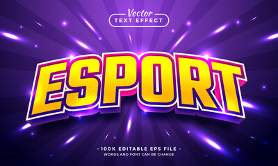 Esport Text Effect