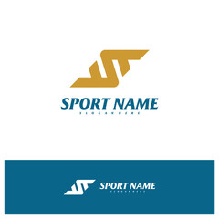 Letter S logo design vector template, Initial S logo concepts illustration.