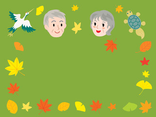 敬老の日の背景素材