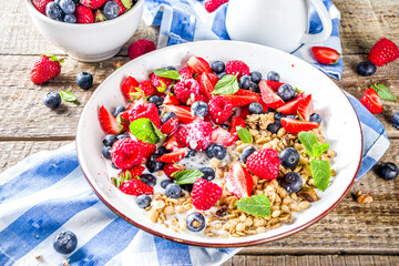 Breakfast granola or muesli