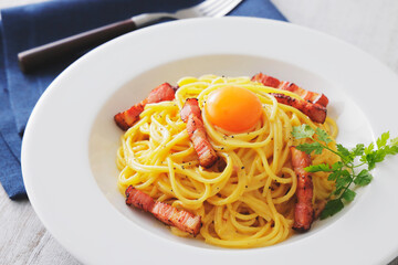 スパゲッティカルボナーラ　Spaghetti Carbonara